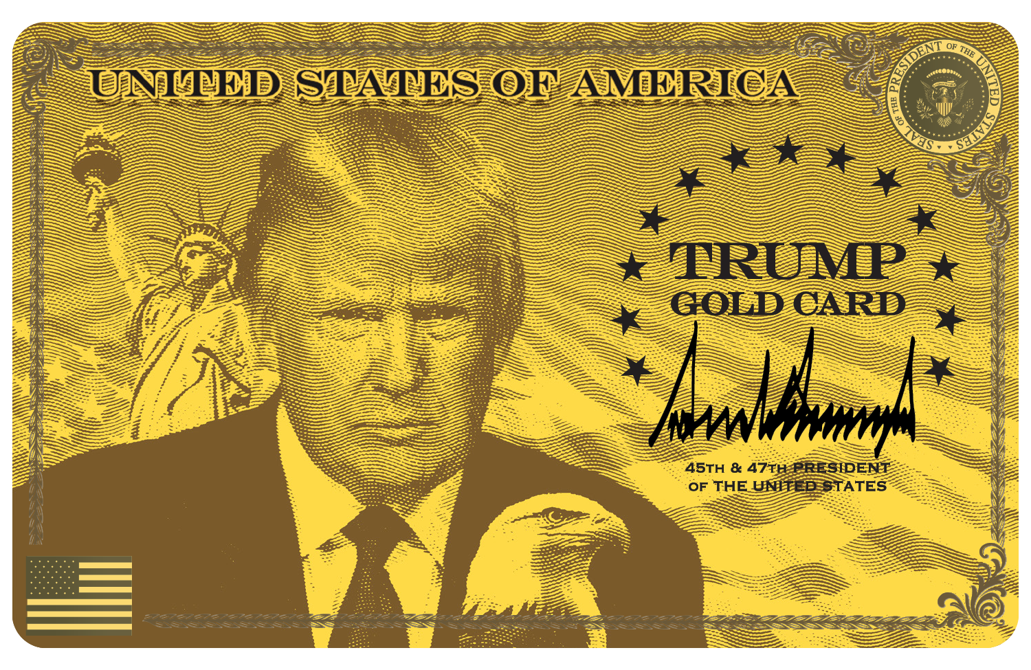 Visto ‘Gold Card’ de Trump foi concedido a apenas uma pessoa até agora; documento custa US$ 1 milhão