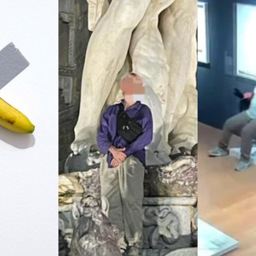 Quadro de 300 anos rasgado e banana milionária comida: veja casos de obras de arte danificadas por turistas